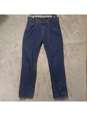 Berkey Jensen 32x32 Jeans Blue Medium Wash Denim Straight Leg Casual 33X31